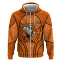 Wests Tigers Rugby Mascot Zip Hoodie Australian Rugby Culture - Tribal Inspired Tiger