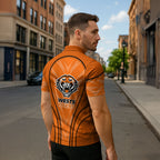 Wests Tigers Rugby Mascot Zipper Polo Shirt Australian Rugby Culture - Tribal Inspired Tiger