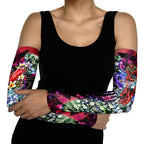 Personalized Essendon Football Bombers Arm Sleeves Tropical Hibiscus Flowers - Pacific Fusion Style