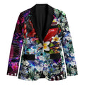 Personalized Essendon Football Bombers Blazer Tropical Hibiscus Flowers - Pacific Fusion Style