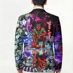 Personalized Essendon Football Bombers Blazer Tropical Hibiscus Flowers - Pacific Fusion Style