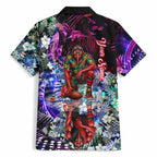 Personalized Essendon Football Bombers Hawaiian Shirt Tropical Hibiscus Flowers - Pacific Fusion Style