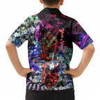 Personalized Essendon Football Bombers Hawaiian Shirt Tropical Hibiscus Flowers - Pacific Fusion Style