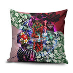 Personalized Essendon Football Bombers Pillow Cover Tropical Hibiscus Flowers - Pacific Fusion Style