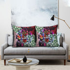 Personalized Essendon Football Bombers Pillow Cover Tropical Hibiscus Flowers - Pacific Fusion Style