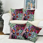 Personalized Essendon Football Bombers Pillow Cover Tropical Hibiscus Flowers - Pacific Fusion Style