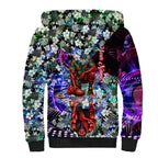 Personalized Essendon Football Bombers Sherpa Hoodie Tropical Hibiscus Flowers - Pacific Fusion Style