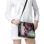 Personalized Essendon Football Bombers Shoulder Handbag Tropical Hibiscus Flowers - Pacific Fusion Style