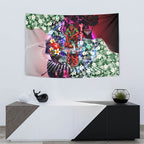 Personalized Essendon Football Bombers Tapestry Tropical Hibiscus Flowers - Pacific Fusion Style