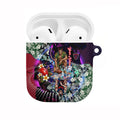 Personalized Melbourne Football Demons AirPods Case Tropical Hibiscus Flowers - Pacific Fusion Style