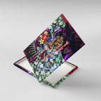 Personalized Melbourne Football Demons Canvas Wall Art Tropical Hibiscus Flowers - Pacific Fusion Style