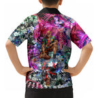 Personalized St Kilda Football Saints Hawaiian Shirt Tropical Hibiscus Flowers - Pacific Fusion Style