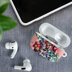 Personalized Sydney Swans Football AirPods Case Tropical Hibiscus Flowers - Pacific Fusion Style