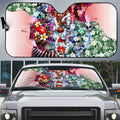 Personalized Sydney Swans Football Auto Sun Shade Tropical Hibiscus Flowers - Pacific Fusion Style