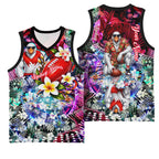 Personalized Sydney Swans Football Basketball Jersey Tropical Hibiscus Flowers - Pacific Fusion Style