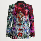 Personalized Sydney Swans Football Blazer Tropical Hibiscus Flowers - Pacific Fusion Style