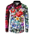 Personalized Sydney Swans Football Button Sweatshirt Tropical Hibiscus Flowers - Pacific Fusion Style