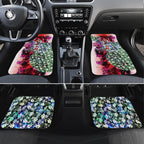 Personalized Sydney Swans Football Car Mats Tropical Hibiscus Flowers - Pacific Fusion Style