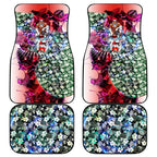Personalized Sydney Swans Football Car Mats Tropical Hibiscus Flowers - Pacific Fusion Style