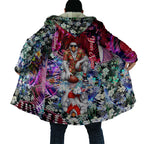 Personalized Sydney Swans Football Cloak Tropical Hibiscus Flowers - Pacific Fusion Style
