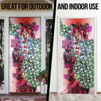 Personalized Sydney Swans Football Door Cover Tropical Hibiscus Flowers - Pacific Fusion Style