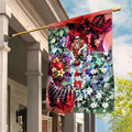 Personalized Sydney Swans Football Garden Flag Tropical Hibiscus Flowers - Pacific Fusion Style