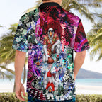 Personalized Sydney Swans Football Hawaiian Shirt Tropical Hibiscus Flowers - Pacific Fusion Style