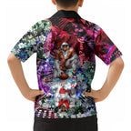 Personalized Sydney Swans Football Hawaiian Shirt Tropical Hibiscus Flowers - Pacific Fusion Style