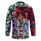 Personalized Sydney Swans Football Hockey Jersey Tropical Hibiscus Flowers - Pacific Fusion Style