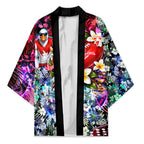 Personalized Sydney Swans Football Kimono Tropical Hibiscus Flowers - Pacific Fusion Style