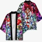 Personalized Sydney Swans Football Kimono Tropical Hibiscus Flowers - Pacific Fusion Style
