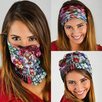 Personalized Sydney Swans Football Neck Gaiter Tropical Hibiscus Flowers - Pacific Fusion Style