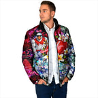 Personalized Sydney Swans Football Padded Jacket Tropical Hibiscus Flowers - Pacific Fusion Style