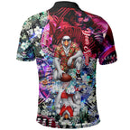 Personalized Sydney Swans Football Polo Shirt Tropical Hibiscus Flowers - Pacific Fusion Style