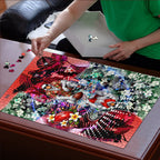 Personalized Sydney Swans Football Puzzle Tropical Hibiscus Flowers - Pacific Fusion Style