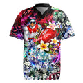 Personalized Sydney Swans Football Rugby Jersey Tropical Hibiscus Flowers - Pacific Fusion Style
