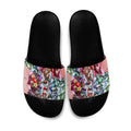 Personalized Sydney Swans Football Slide Sandals Tropical Hibiscus Flowers - Pacific Fusion Style