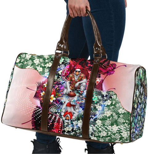 Personalized Sydney Swans Football Travel Bag Tropical Hibiscus Flowers - Pacific Fusion Style