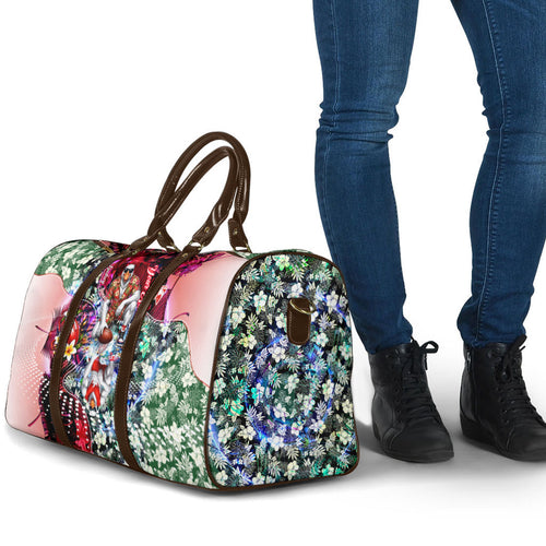 Personalized Sydney Swans Football Travel Bag Tropical Hibiscus Flowers - Pacific Fusion Style