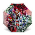 Personalized Sydney Swans Football Umbrella Tropical Hibiscus Flowers - Pacific Fusion Style