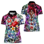Personalized Sydney Swans Football Women Polo Shirt Tropical Hibiscus Flowers - Pacific Fusion Style