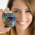 Personalized West Coast Eagles Football AirPods Case Tropical Hibiscus Flowers - Pacific Fusion Style