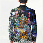 Personalized West Coast Eagles Football Blazer Tropical Hibiscus Flowers - Pacific Fusion Style