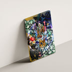 Personalized West Coast Eagles Football Canvas Wall Art Tropical Hibiscus Flowers - Pacific Fusion Style