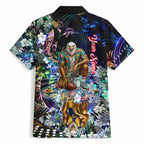 Personalized West Coast Eagles Football Hawaiian Shirt Tropical Hibiscus Flowers - Pacific Fusion Style