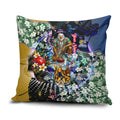Personalized West Coast Eagles Football Pillow Cover Tropical Hibiscus Flowers - Pacific Fusion Style