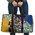 Personalized West Coast Eagles Football Travel Bag Tropical Hibiscus Flowers - Pacific Fusion Style