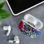 Personalized Western Bulldogs Football AirPods Case Tropical Hibiscus Flowers - Pacific Fusion Style