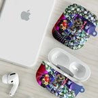Personalized Western Bulldogs Football AirPods Case Tropical Hibiscus Flowers - Pacific Fusion Style