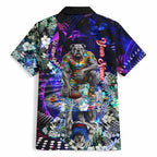 Personalized Western Bulldogs Football Hawaiian Shirt Tropical Hibiscus Flowers - Pacific Fusion Style